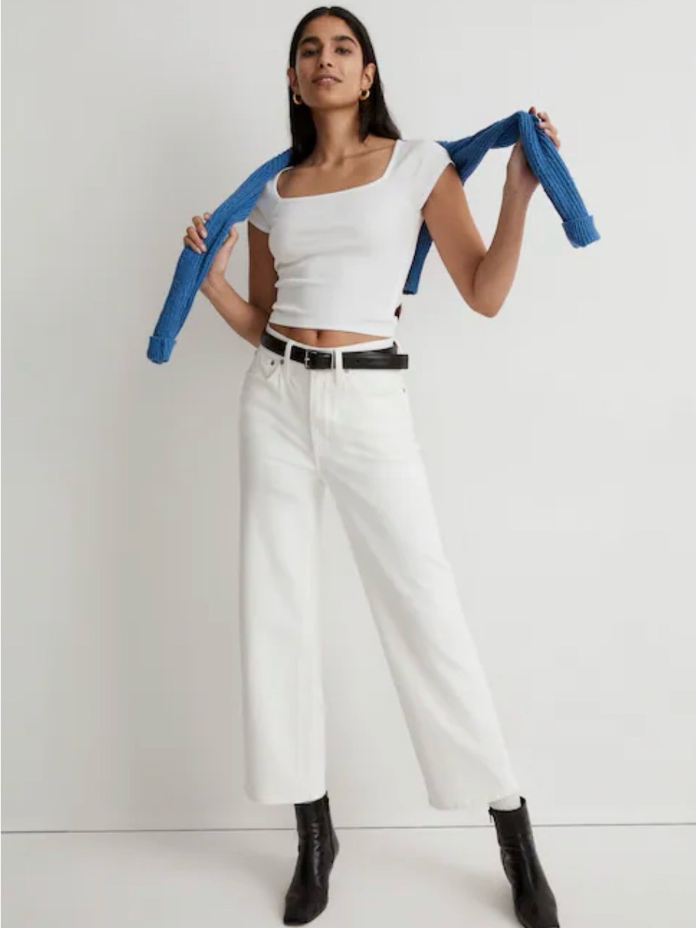 The Tall Perfect Vintage Wide-Leg Crop Jean